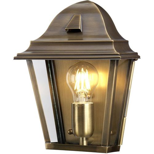 5024005507802 - Lighting st-james-brass Wandleuchte St James 1xE27 100W Altmessing Glas H285cm B20cm IP44 dimmbar - Elstead 5024005507802 - Lighting st-james-brass Wandleuchte St James 1xE27 100W Altmessing Glas H285cm B20cm IP44 dimmbar - Elstead