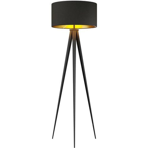 4251096530964 - Lindby - Tripod Stehlampe Benik aus Textil für Wohnzimmer & Esszimmer von