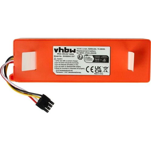 4064115967173 - Vhbw - Akku Ersatz für Xiaowa BRR-1P4S-2600S für Staubsauger (5200 mAh 144 v Li-Ion)