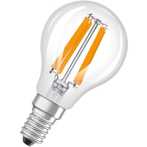 4058075839328 - LED-Lampe in klassischer Miniballform mit dekorativem LED-Filament Energieeffizienzklasse a E14 12 w 255 lm 4000 k kaltweiß Ohne Aufwärmen