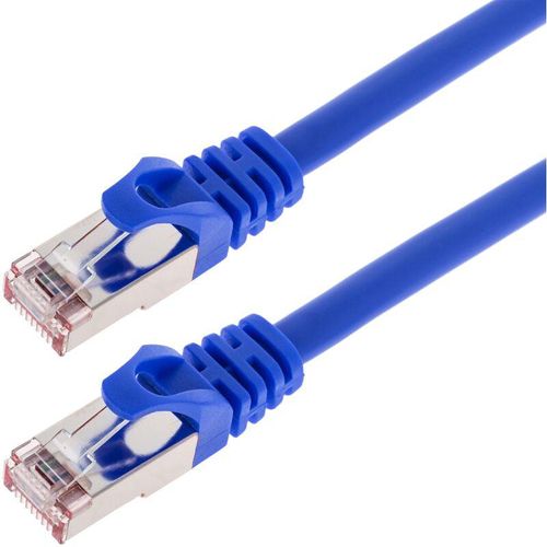 8434185448562 - CableMarkt - FTP-Netzwerkkabel mit RJ45-Stecker Kat 6A Blau 3 m