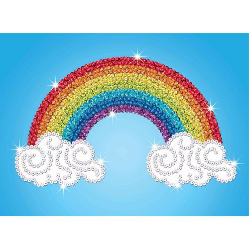 5013634020172 - Sequin Art Paillettenbild Regenbogen 25 x 34 cm