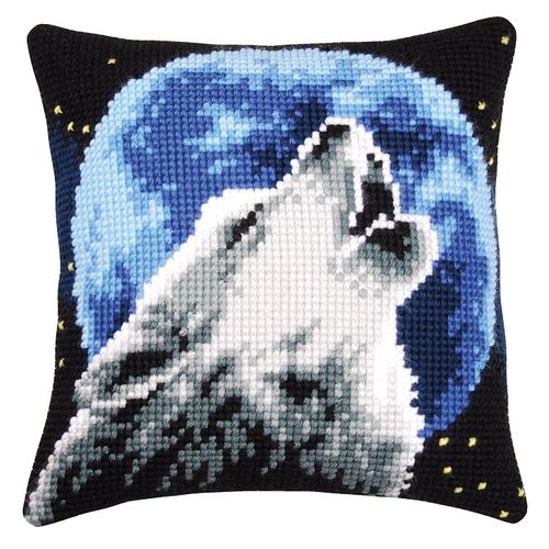 5413480778607 - Kreuzstichkissen Wolf 5413480778607 - Kreuzstichkissen Wolf