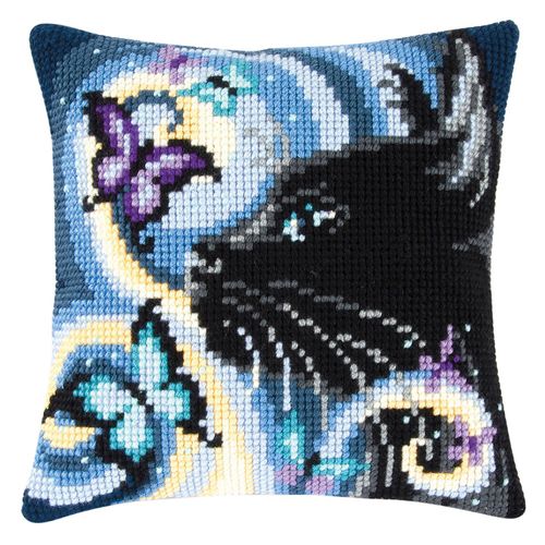 5413480778669 - Kreuzstichkissen Black Cat 5413480778669 - Kreuzstichkissen Black Cat