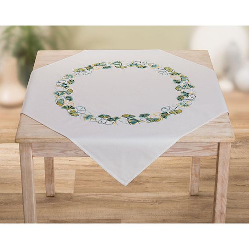 4058896316527 - Stickmitteldecke Ginkgo 4058896316527 - Stickmitteldecke Ginkgo