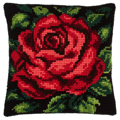 5902067334027 - Kreuzstichkissen Rose