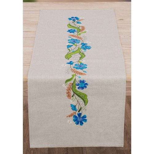 4058896347484 - Stickläufer Kornblumen