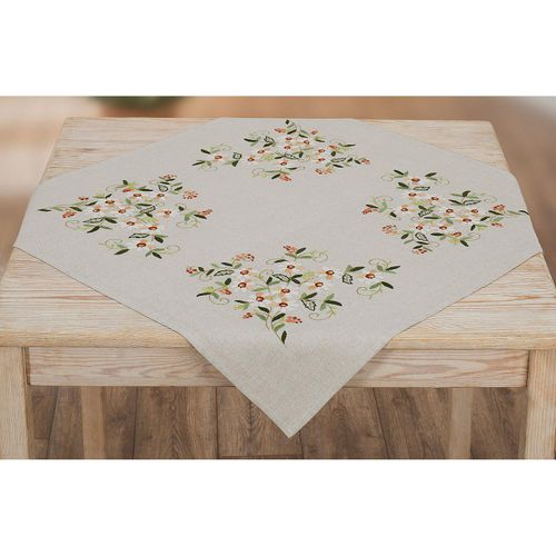 4058896347163 - Stickmitteldecke Margeriten