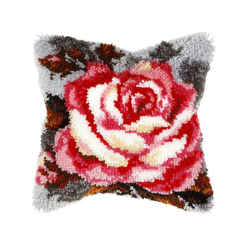 5902067308028 - Knüpfkissen Rose