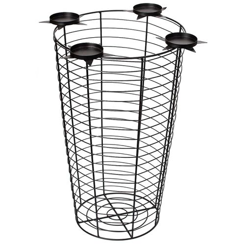4058896219323 - Metallkorb mit Kerzenhaltern 60 cm