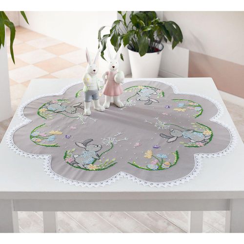 4058896272656 - Form-Mitteldecke Hase mit Pusteblume 4058896272656 - Form-Mitteldecke Hase mit Pusteblume