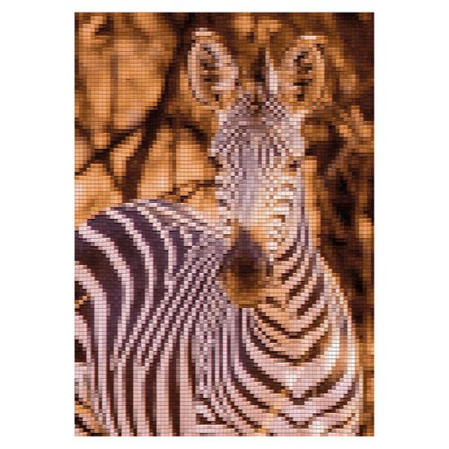 4058896288763 - Diamantenstickerei-Set Zebra 24 x 34 cm 4058896288763 - Diamantenstickerei-Set Zebra 24 x 34 cm