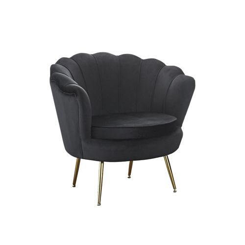 4059865706851 - Muschelsessel Samt Schwarz Relaxsessel Polstersessel Ohrensessel Loungesessel 4059865706851 - Muschelsessel Samt Schwarz Relaxsessel Polstersessel Ohrensessel Loungesessel