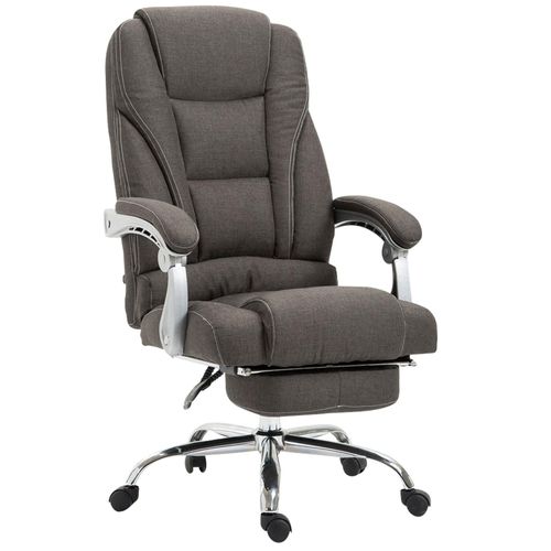 4251380464906 - Bürostuhl Pacific mit Stoffbezug Schreibtischstuhl mit Laufrollen Relaxsessel mit ausziehbarer Fußstütze Max Belastbarkeit 150 kg 4251380464906 - Bürostuhl Pacific mit Stoffbezug Schreibtischstuhl mit Laufrollen Relaxsessel mit ausziehbarer Fußstütze Max Belastbarkeit 150 kg