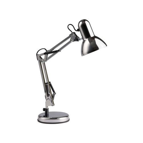 4004353102738 - Lampe Henry Tischleuchte chrom 1x A60 E27 28W geeignet für Normallampen (nicht enthalten) Mit Schnurzwischenschalter - silber - Brilliant