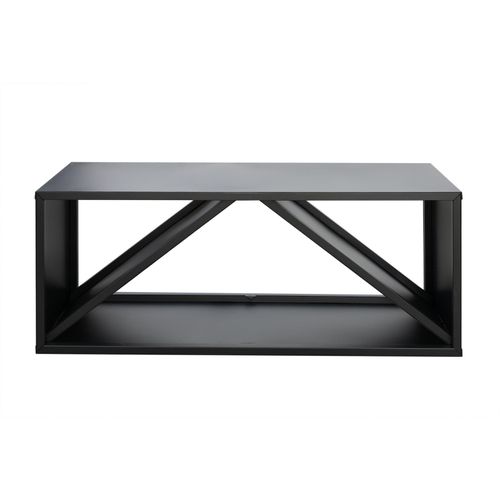 4260280773209 - Kaminholzregal schwarz (Größe 35x104x40cm)