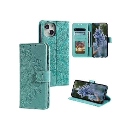 4066914402695 - Schutz Handy Hülle für Apple iPhone 15 Plus Case Cover Klapp Tasche Wallet Etuis