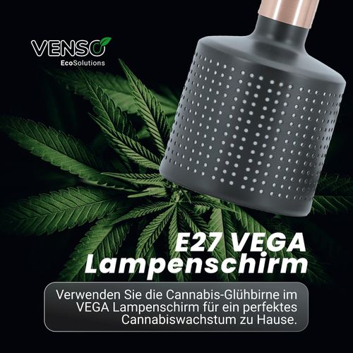 7350067690571 - Venso EcoSolutions VEGA E27 Lampenschirm Schwarz Lampenschirm Metall Venso Pflanzenlampe E27 Pflanzenlampe Lampenschirm E27 Tageslichtlampe für Pflanzen Pflanzenlicht LED Zimmerpflanze 7350067690571 - Venso EcoSolutions VEGA E27 Lampenschirm Schwarz Lampenschirm Metall Venso Pflanzenlampe E27 Pflanzenlampe Lampenschirm E27 Tageslichtlampe für Pflanzen Pflanzenlicht LED Zimmerpflanze