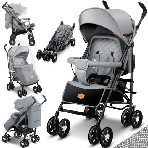 4260692715019 - KIDIZ® Kinderwagen City-Pro Buggy Kinderbuggy klappbar Liegebuggy Sportwagen Faltbar 360° 6-Zoll-Rädern Inkl Moskitonetz Fußsack und Regenverdeck zusammenklappbar Schlaffunktion 4260692715019 - KIDIZ® Kinderwagen City-Pro Buggy Kinderbuggy klappbar Liegebuggy Sportwagen Faltbar 360° 6-Zoll-Rädern Inkl Moskitonetz Fußsack und Regenverdeck zusammenklappbar Schlaffunktion