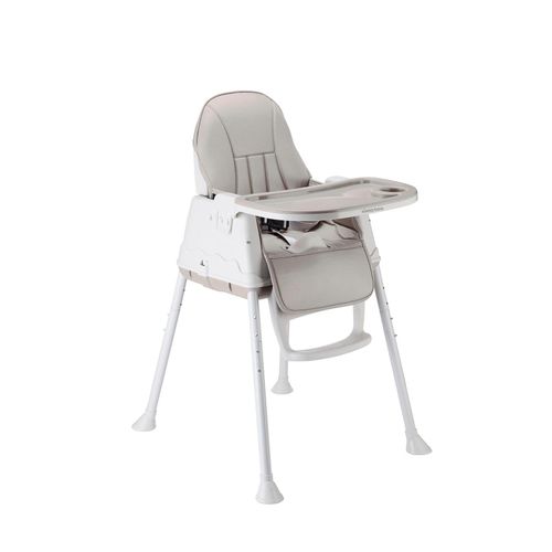 3801004011323 - Kikkaboo Hochstuhl Creamy 2in1 Tablet abnehmbar Höhe verstellbar 3-Punkt-Gurt grau 3801004011323 - Kikkaboo Hochstuhl Creamy 2in1 Tablet abnehmbar Höhe verstellbar 3-Punkt-Gurt grau