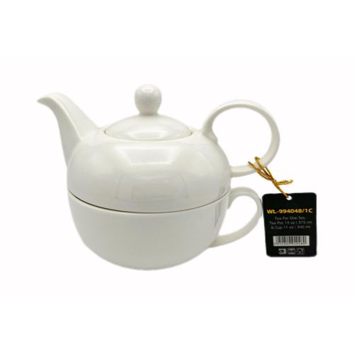 5052609940480 - Weiße Porzellanlinie – 375 ml & 340 ml für jeden Tisch hochwertig und elegant