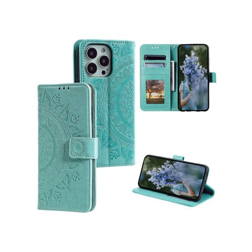 4066914402855 - Schutz Handy Hülle für Apple iPhone 15 Pro Max Case Cover Klapp Tasche Wallet