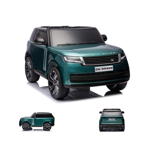4260259870281 - ES-Toys Elektro Kinderauto Land Rover Range Rover 2 Sitzer EVA-Reifen Allrad grün