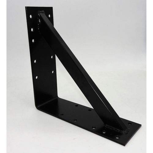 4059865135668 - Stahl Winkel 300x300x100mm schwarz verstärkt Schwerlast Träger Schienenkonsole 4059865135668 - Stahl Winkel 300x300x100mm schwarz verstärkt Schwerlast Träger Schienenkonsole