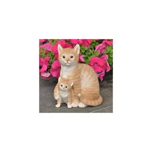4251639209821 - Dazikemo Gartenfigur Dekofigur Katze mit Katzenbaby 4251639209821 - Dazikemo Gartenfigur Dekofigur Katze mit Katzenbaby
