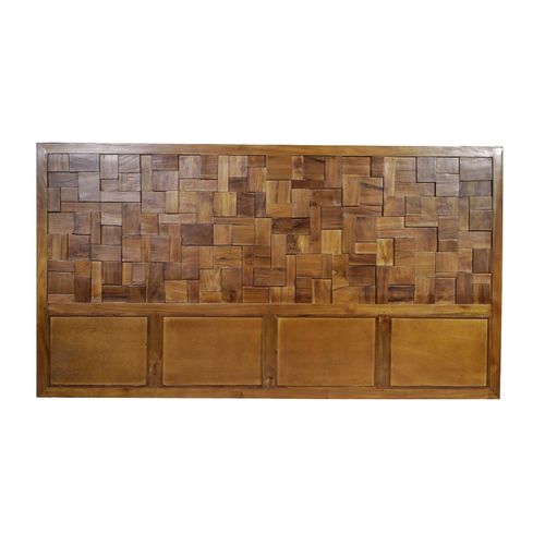 4059865165016 - Bettkopfteil Romanteaka Teak Puzzle Betthaupt Ehebett Doppelbett Kopfteil Bettzubehör 4059865165016 - Bettkopfteil Romanteaka Teak Puzzle Betthaupt Ehebett Doppelbett Kopfteil Bettzubehör