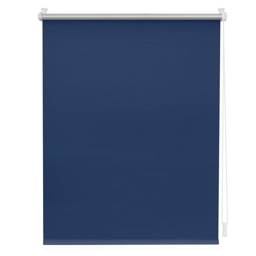 4250434159867 - Seitenzugrollo ORIGINAL Klemmfix Hitzeschutz Rollos Gr 150 cm 110 cm blau (blau blau) Verdunkelungsrollos Rollo mit Thermobeschichtung