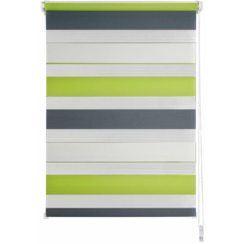 4040255301985 - Ondeco Doppelrollo Just Triple Klemmfix Seitenzugrollo Blickdicht Klemmfix Farbe Green-Grau Größe 80x160 cm 4040255301985 - Ondeco Doppelrollo Just Triple Klemmfix Seitenzugrollo Blickdicht Klemmfix Farbe Green-Grau Größe 80x160 cm