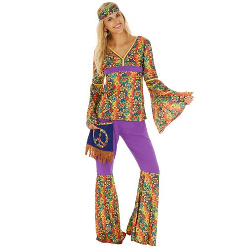 4260517461510 - tectake® Frauenkostüm Hippie