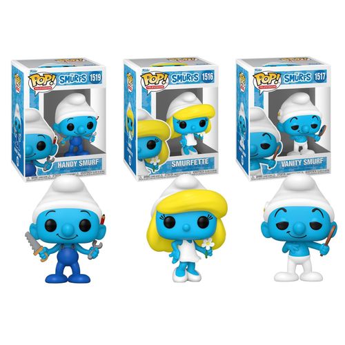 4250897425592 - Pop! - Die Schlümpfe 3er Set (Schlumpfine Handyschlumpf Eitelkeitsschlumpf) 4250897425592 - Pop! - Die Schlümpfe 3er Set (Schlumpfine Handyschlumpf Eitelkeitsschlumpf)
