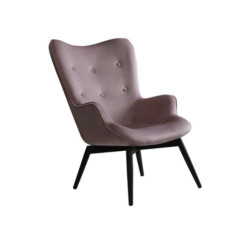 4059865184383 - Sessel Rose Samt Relaxsessel Polstersessel Ohrensessel Loungesessel 4059865184383 - Sessel Rose Samt Relaxsessel Polstersessel Ohrensessel Loungesessel
