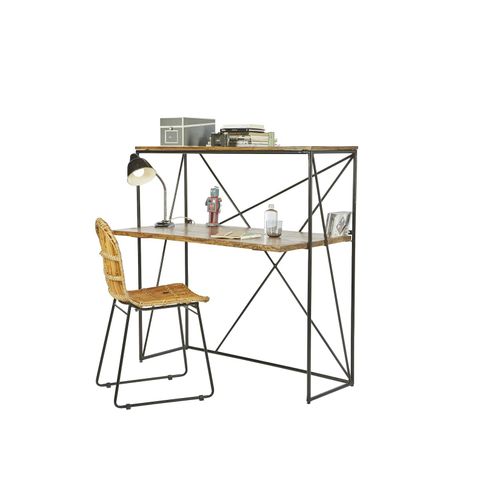 4059865163203 - Sekretär Schreibtisch Arbeitstisch Mangoholz Metall Regal Standregal Kommode 4059865163203 - Sekretär Schreibtisch Arbeitstisch Mangoholz Metall Regal Standregal Kommode