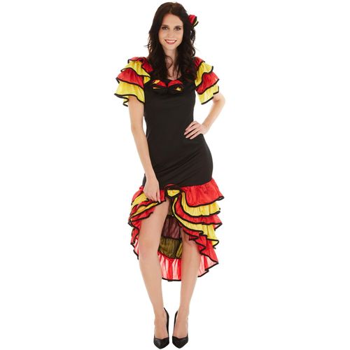 4260505445386 - tectake® Frauenkostüm Flamenco Tänzerin Maria Carmen