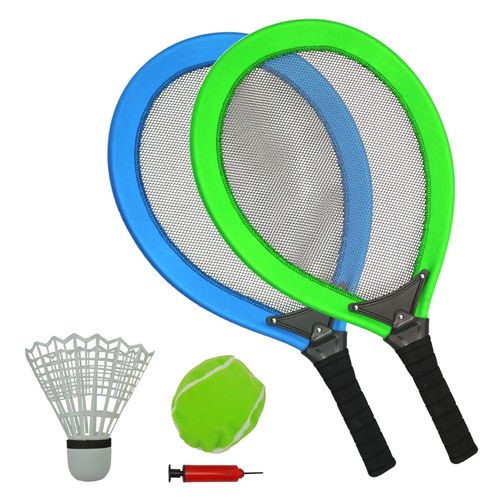 4009197015718 - Jumbo-Tennis-Set blau grün 4009197015718 - Jumbo-Tennis-Set blau grün