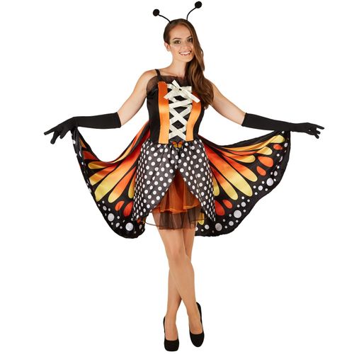 4260517467130 - tectake® Frauenkostüm Schmetterling großer Feuerfalter 4260517467130 - tectake® Frauenkostüm Schmetterling großer Feuerfalter