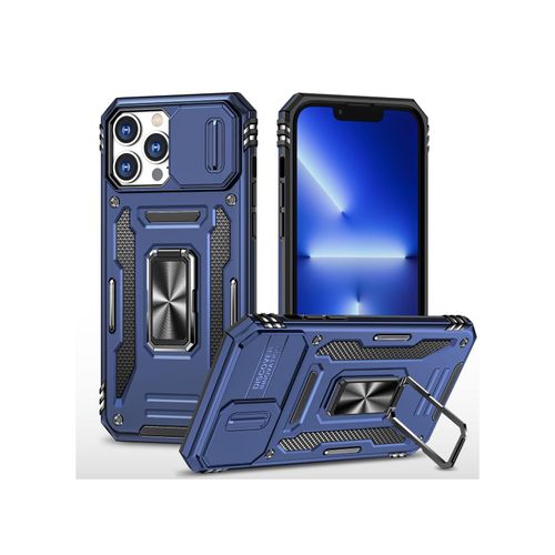 4066914386247 - Hülle Handy Schutz für Apple iPhone 15 Pro Case Cover Kamera Ständer Etui Bumper