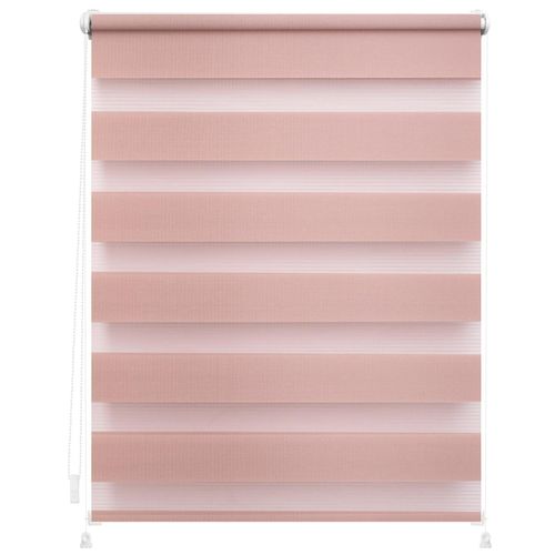 4250434155319 - Doppelrollo ORIGINAL Duo Rollo Klemmfix ohne Bohren verspannt Rollos Gr 220 cm stufenlos positionierbar 90 cm rosa (altrosa weiß) Doppelrollos Einfache Klemm-Montage ohne Bohren Für Fenster & Türen geeignet 4250434155319 - Doppelrollo ORIGINAL Duo Rollo Klemmfix ohne Bohren verspannt Rollos Gr 220 cm stufenlos positionierbar 90 cm rosa (altrosa weiß) Doppelrollos Einfache Klemm-Montage ohne Bohren Für Fenster & Türen geeignet