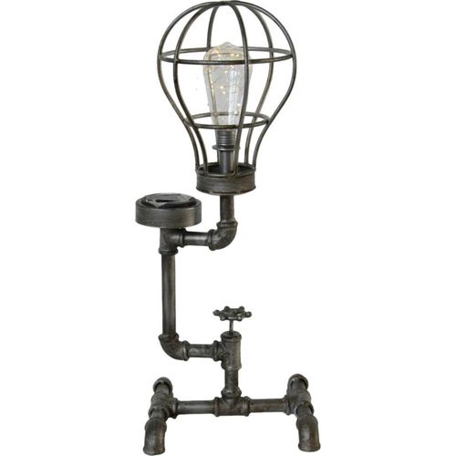 4041908106353 - LED Solar Lampe Garten Weg Beleuchtung Wasser Rohr Design Industrie Stil Steh Leuchte HARMS 507094 4041908106353 - LED Solar Lampe Garten Weg Beleuchtung Wasser Rohr Design Industrie Stil Steh Leuchte HARMS 507094