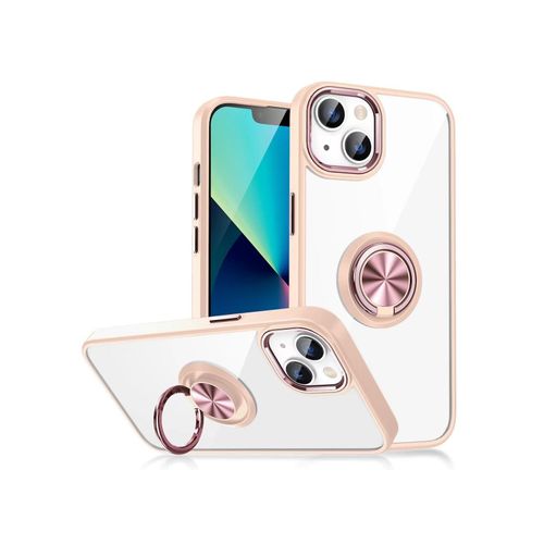 4066914402428 - Schutz Handy Hülle für Apple iPhone 15 Plus Case Cover Ring Halter Bumper Etuis