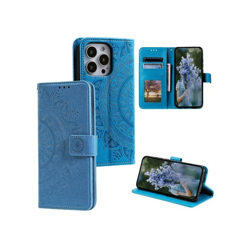 4066914402800 - Schutz Handy Hülle für Apple iPhone 15 Pro Max Case Cover Klapp Tasche Wallet
