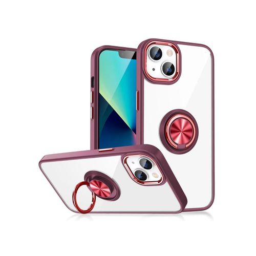 4066914402473 - Schutz Handy Hülle für Apple iPhone 15 Plus Case Cover Ring Halter Bumper Etuis