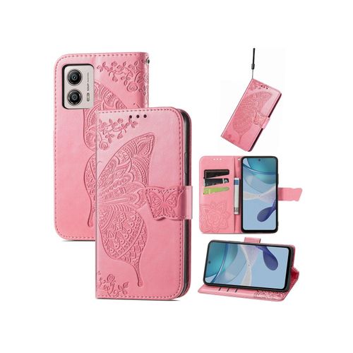 4066914317142 - Schutz Handy Hülle für Motorola Moto E13 Case Cover Tasche Etuis Bumper Wallet