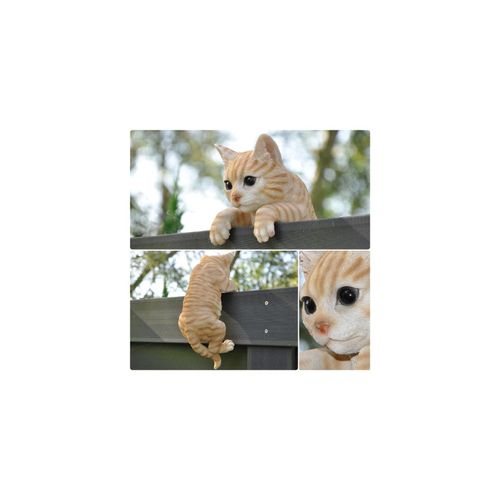 4251639205090 - Dazikemo Gartenfigur Dekofigur Katze für Zaun und Trennwand 4251639205090 - Dazikemo Gartenfigur Dekofigur Katze für Zaun und Trennwand