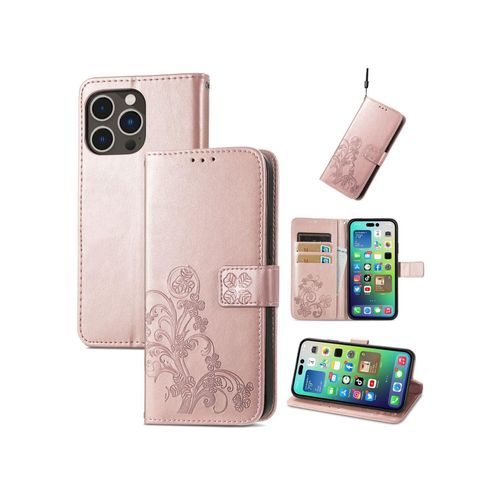 4066914380887 - Hülle Handy Schutz für Apple iPhone 15 Pro Max Case Cover Klapp Tasche Wallet