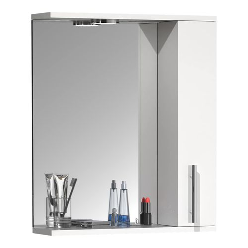 4051814423758 - Badspiegel Badschrank zeitlos Maße ca H 60 x B 50 x T 14 cm ausreichend Stauraum Spiegelschrank - Lisalo M Gr 50 weiß B50cm H60cm T14cm Holzwerkstoff Spiegel 4051814423758 - Badspiegel Badschrank zeitlos Maße ca H 60 x B 50 x T 14 cm ausreichend Stauraum Spiegelschrank - Lisalo M Gr 50 weiß B50cm H60cm T14cm Holzwerkstoff Spiegel