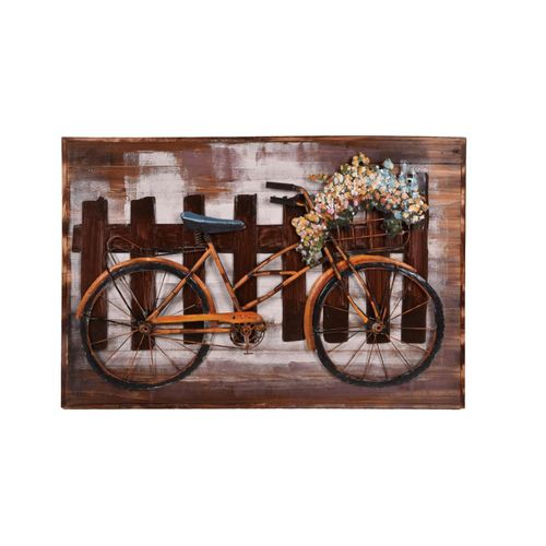 4041908127440 - & Vertriebs GmbH & Co KG - 3D Metallbild Fahrrad 4041908127440 - & Vertriebs GmbH & Co KG - 3D Metallbild Fahrrad